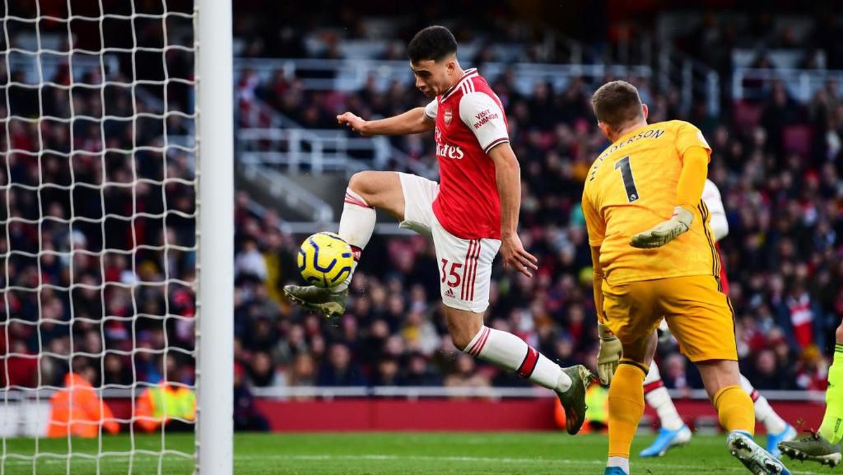 Arsenal unggul atas Sheffield di babak pertama. (Foto: Shaun Botterill/Getty Images)