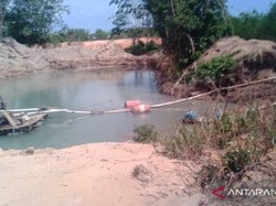 Polisi Tumpas Penambangan Pasir Ilegal di Bintan Kepri