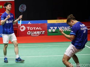The Minions Juara Ganda Putra Indonesia Masters 2020