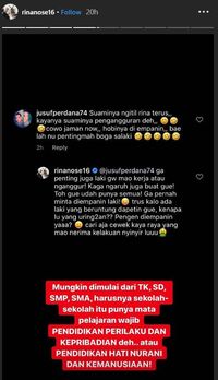 Rina Nose Meradang Suami Dituduh Pengangguran,Singgung Pendidikan