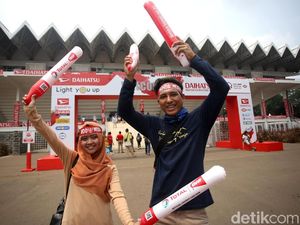 Antusias Suporter Meriahkan Final Indonesia Masters 2020