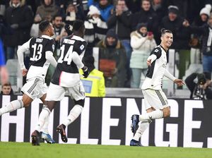 Bahagia Ronaldo Usai Juventus Manfaatkan Hasil Seri Inter Milan