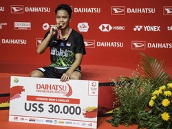 Juarai Daihatsu Indonesia Masters, Anthony Persembahkan Gelar untuk Ibu