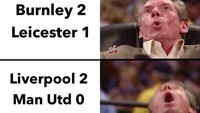 Pekan ini menjadi pekan yang membahagiakan bagi fans Liverpool. Tim kesayangan mereka menang dan dua pesaing Si Merah yaitu Leicester City dan Manchester City gagal menang Foto: (Twitter)