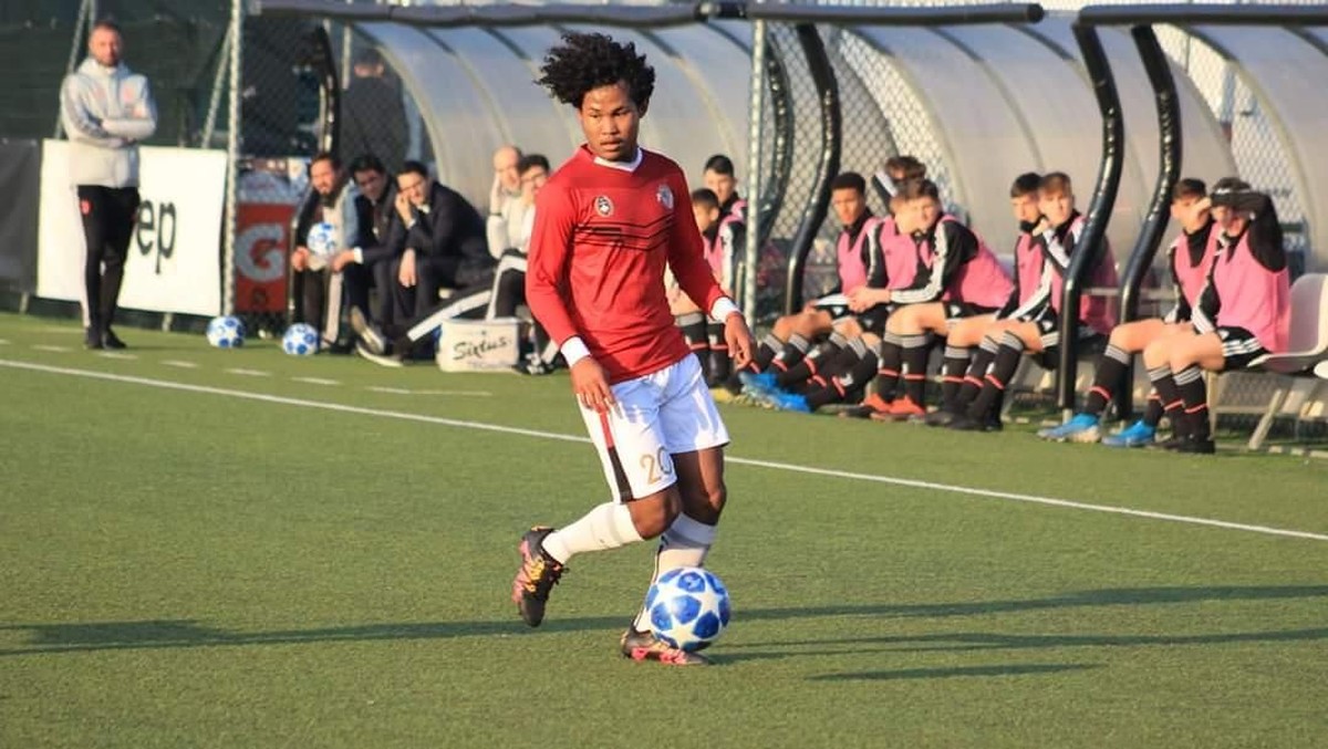 Amiruddin Bagus Kahfi mencetak hat-trick untuk membawa Garuda Select menang 3-1 atas Preston North End U-18. (Foto: dok.Garuda Select)