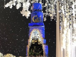 Keren! Kue Pengantin Guru Geografi Ini Bertema Alam Semesta