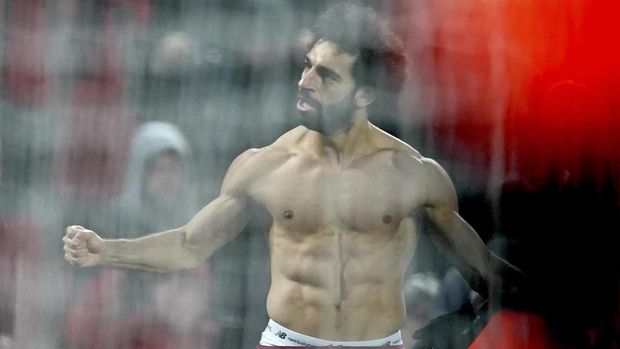 Salah Lepas Kutukan Usai Bobol Gawang MU