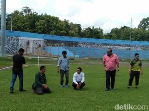 PSM Makassar Cek Langsung Stadion Gelora Mandiri di Pare-Pare