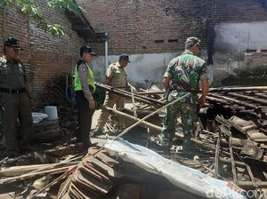 Tertimpa Rumah yang Roboh Diterjang Hujan Lebat, Nenek Nihayah Patah Tulang