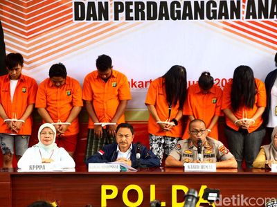Diciduk Polisi, 6 Pelaku Penjual Anak di Bawah Umur Tertunduk Malu