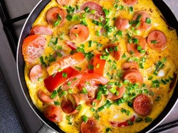 Cara Membuat Omelet Sosis ala Portugis yang Gurih Mantap