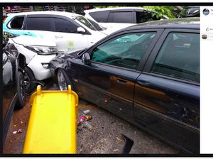 Diselamatkan Fitur Mobil saat Tertabrak Truk di Rest Area Cipularang Diselamatkan Fitur Mobil saat Tertabrak Truk di Rest Area Cipularang