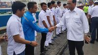 Momen Menhub Sidak PT Pelni Surabaya
