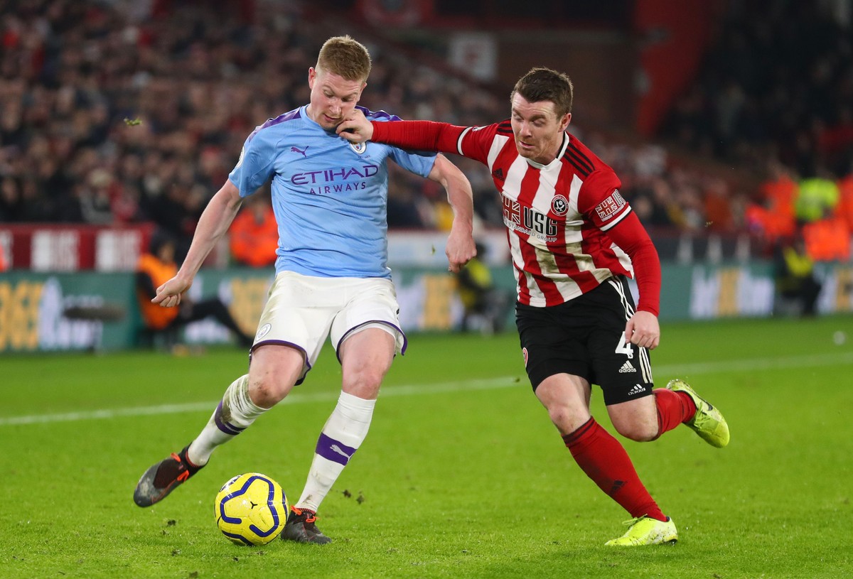 Gelandang Man City Kevin de Bruyne mengukir sejarah pencipta assist di Premier League. (Foto: Catherine Ivill / Getty Images)