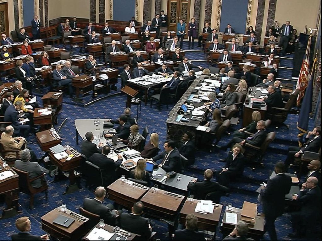 Kegeraman Ketua DPR AS Nancy Pelosi Atas Lolosnya Trump dari Pemakzulan Kegeraman Ketua DPR AS Nancy Pelosi Atas Lolosnya Trump dari Pemakzulan