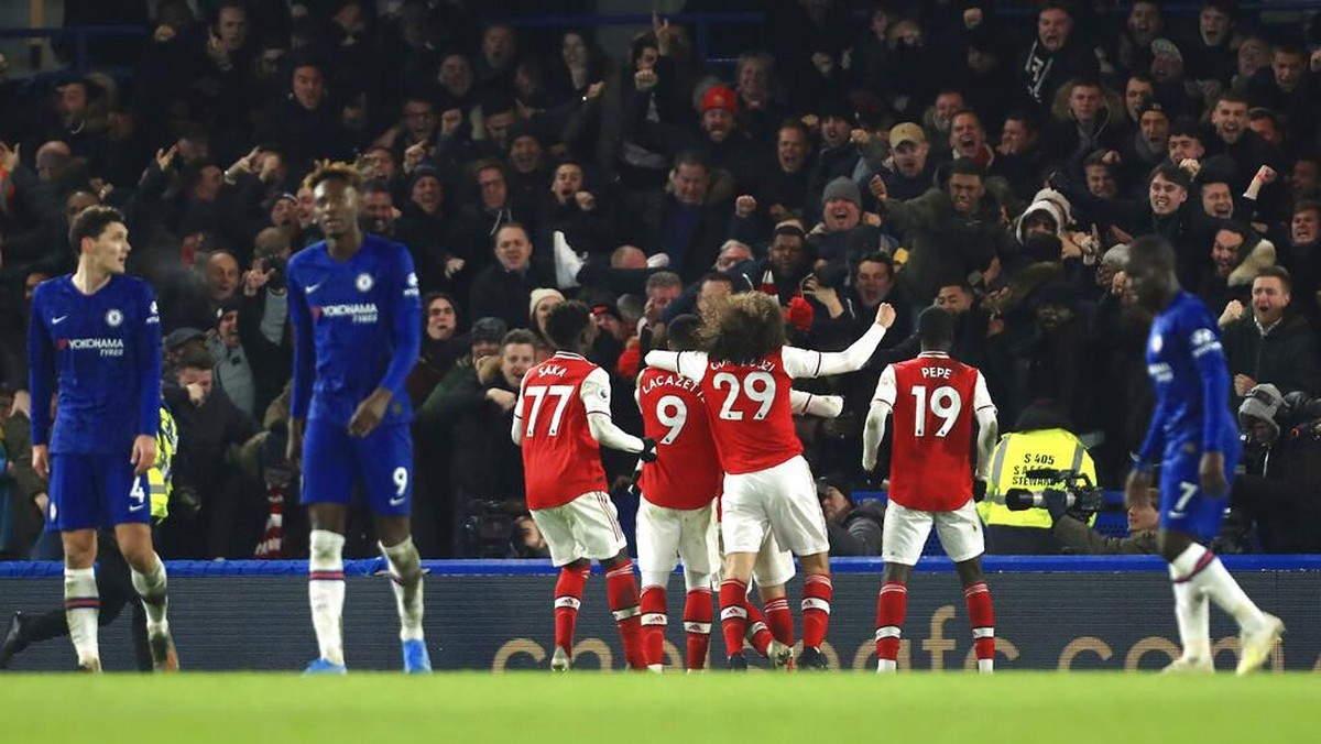 Arsenal tahan imbang Chelsea di Stamford Bridge. (Foto: Leila Coker/AP Photo)