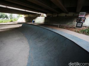 Asyik... Kolong Tol Jatiasih Dibangun Skatepark Asyik... Kolong Tol Jatiasih Dibangun Skatepark