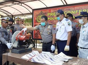 Ratusan Motor Protolan yang Kerap Digunakan Balap Liar Diamankan