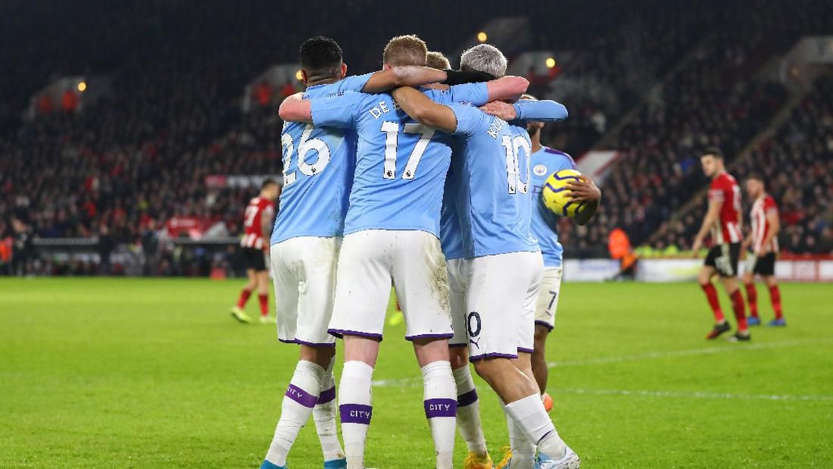 Manchester City disebut tampil solid untuk mengalahkan Sheffield United 1-0. (Foto: Catherine Ivill / Getty Images)