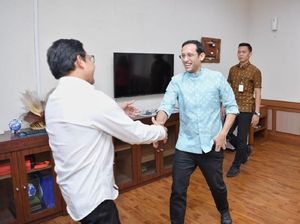 Bertemu Nadiem, Mendes Halim Dorong Para Kades Raih Gelar Sarjana