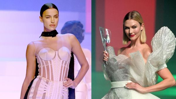 Adu Seksi Irina Shayk dan Karlie Kloss di Paris Fashion Week