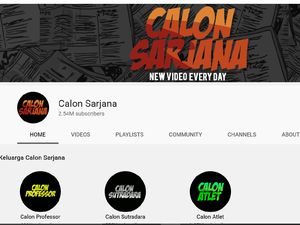 Channel YouTube Calon Sarjana Menghilang, Ini Penyebabnya Channel YouTube Calon Sarjana Menghilang, Ini Penyebabnya