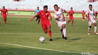 Dalam uji coba di Stadion Delta, Sidoarjo, Jawa Timur, Kamis (23/1/2020), Timnas U-16 langsung mendobrak pertahanan PSBK U-17.