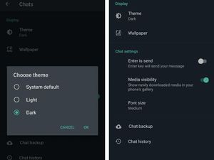 Dark Mode WhatsApp Tuai Kritik, Kenapa? Dark Mode WhatsApp Tuai Kritik, Kenapa?
