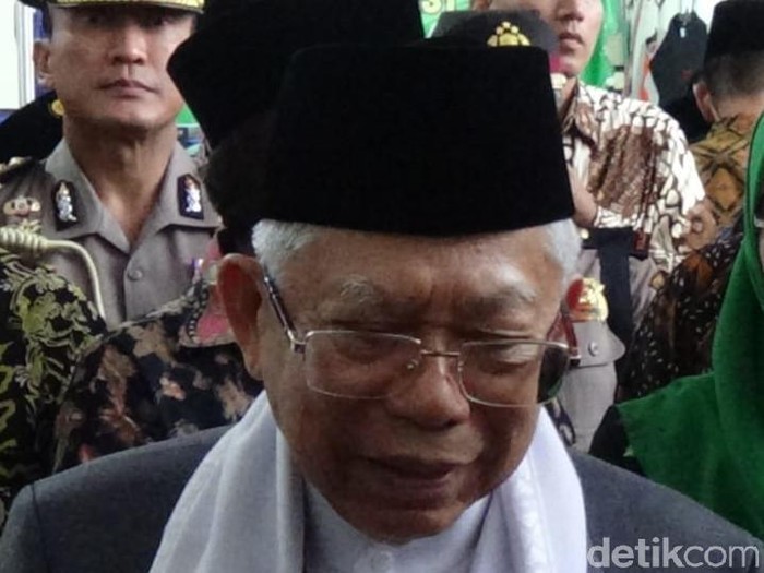 Wapres KH Maruf Amin (Foto: Enggran Eko Budianto/detikcom)