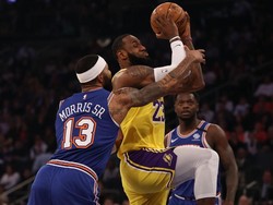 Bawa Lakers Kandaskan Knicks, James Dekati Rekor Bryant