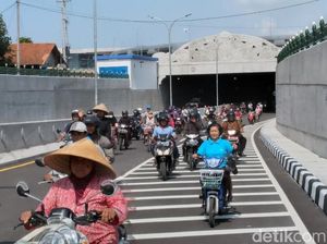 Penampakan Underpass Terpanjang RI yang Resmi Dibuka