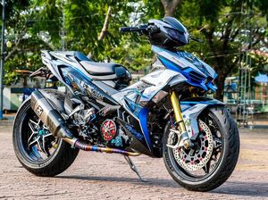 Yamaha MX King Disuntik Kaki-kaki Ninja H2 Yamaha MX King Disuntik Kaki-kaki Ninja H2