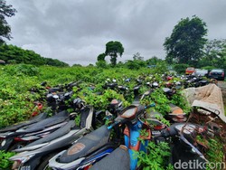 Ratusan Kendaraan Sitaan Polisi Numpuk di Bekasi, Ada yang Sudah 10 Tahun