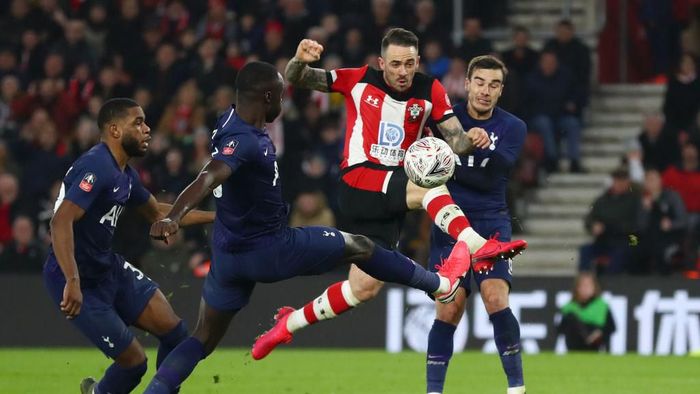 Southampton menahan imbang 1-1 Tottenham Hotspur di babak keempat Piala FA (Foto: Photo by Dan Istitene/Getty Images)