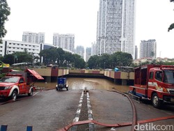 Banjir Underpass Kemayoran Belum Surut, Ini Penyebabnya