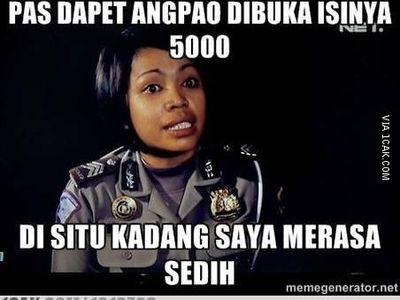 Meme Kocak Ngarep Angpao Imlek, Ngenes Tapi Bikin Ngakak