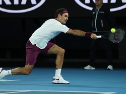 Bertarung Empat Set, Federer Tembus Perempatfinal Australia Terbuka