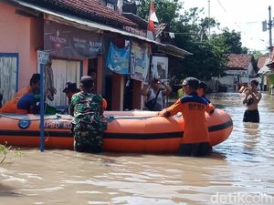 Banjir di Margadana Tegal Surut, Pengungsi Kembali ke Rumah