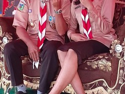 Unik, Pengantin di Sulteng Pakai Seragam Pramuka di Resepsi Nikah