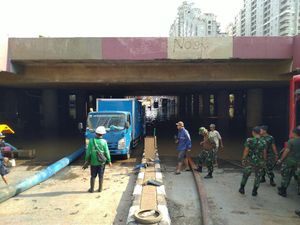 Pemprov DKI Berharap Underpass Kemayoran Kering Malam Ini