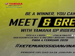 Foto Ala Pembalap MotoGP Yamaha, Bisa Ketemu Rossi dan Vinales