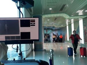 Bandara SMB II Palembang Pasang Termo Scanner Antisipasi Virus Corona