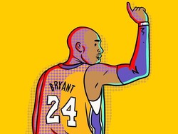 Seniman Indonesia Kenang Kepergian Kobe Bryant Lewat Gambar