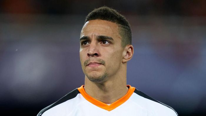 Rodrigo Moreno VALENCIA, SPAIN - NOVEMBER 27: Rodrigo Moreno of Valencia looks on prior to the UEFA Champions League group H match between Valencia CF and Chelsea FC at Estadio Mestalla on November 27, 2019 in Valencia, Spain. (Photo by Manuel Queimadelos Alonso/Getty Images)