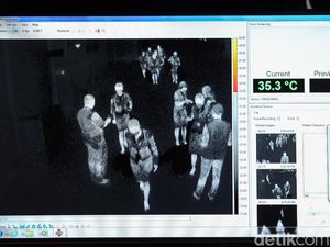 Cegah Corona, Pemantauan Suhu Tubuh di Bandara Hasanuddin Diperketat!