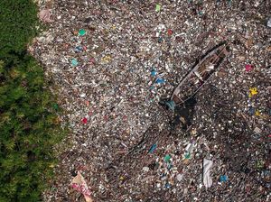 Sungai Citepus di Kabupaten Bandung Darurat Sampah