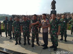 Panglima: Tugas TNI-Polri Beririsan, Bukan Rebutan Wilayah Abu-abu
