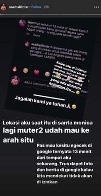 Insta Story Saaih Halilintar