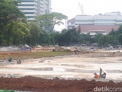 Setneg Minta Setop Dulu, Pekerjaan Revitalisasi Monas Masih Berlangsung