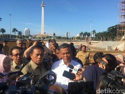 Sekda DKI-Ketua DPRD Cek Revitalisasi Monas, Sepakat Disetop Mulai Besok